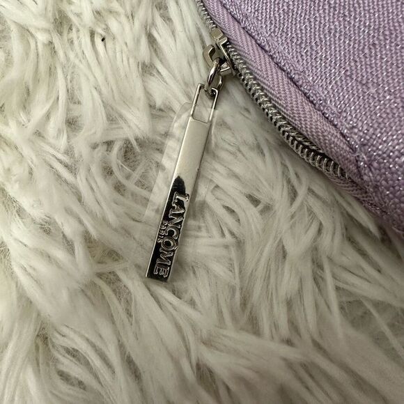 Lancome 2 piece lot Makeup Cosmetic zip organizer‎ Pouch Bags lavender pink NEW - Picture 5 of 9